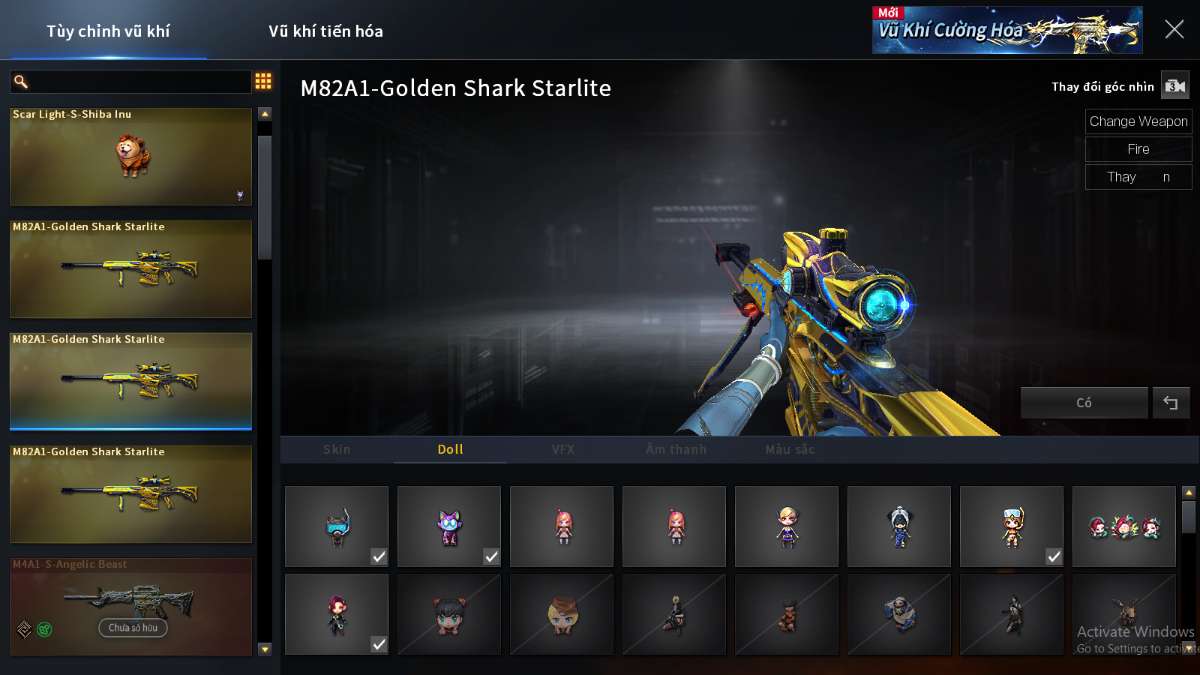 shop acc cf uy tin gia re